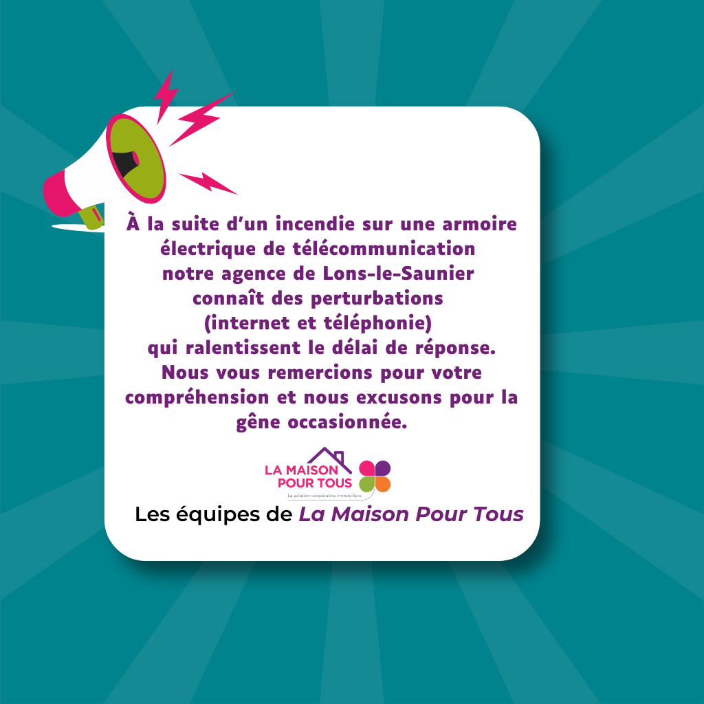 POP UP - Perturbations réseaux